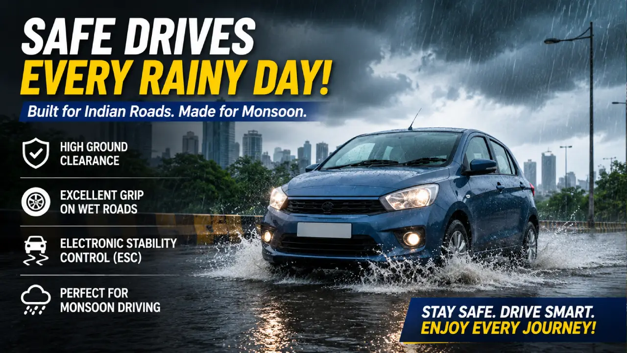 Get These 3 Safe Hatchbacks Under ₹8 Lakh Before Heavy Rain, Best Monsoon Cars for Indian Families