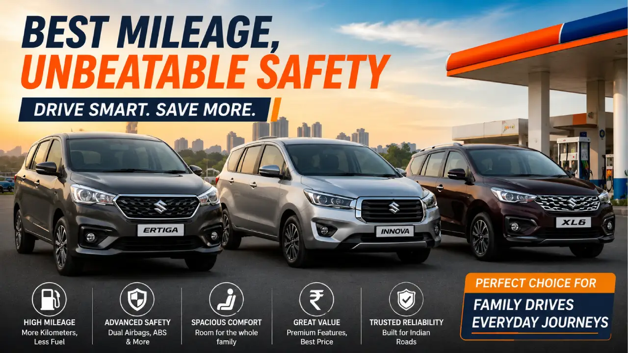 Buy the Best 7-Seater Family Car Under ₹10 Lakh – Top Mileage & Safety Picks You Should Check Today