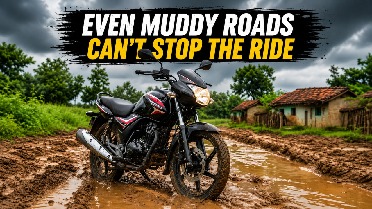 Heavy Rain Alert! These 4 Budget Bikes Handle Muddy Roads Better Than SUVs