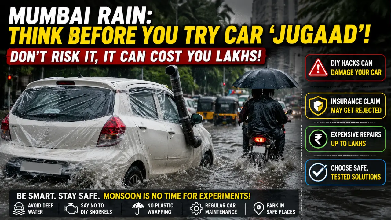 Mumbai Rain Alert! Avoid These Viral Car Hacks or You Could Face Repair Bills Worth Lakhs