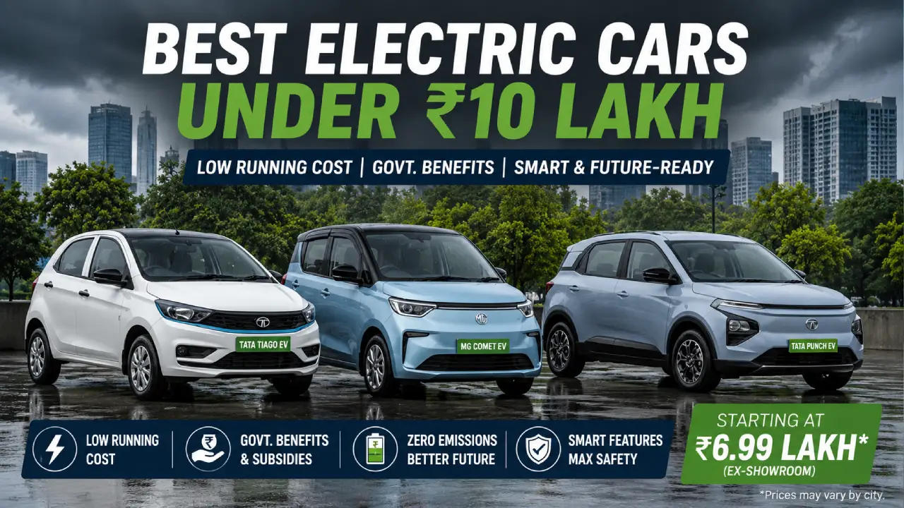 Bring Home an Electric Car Under ₹10 Lakh! July EV Offers, Low EMI & Huge Savings Explained