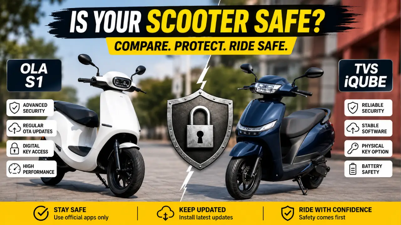 Ola S1 vs TVS iQube: Which Electric Scooter Is Safer? New Government Security Rules Explained