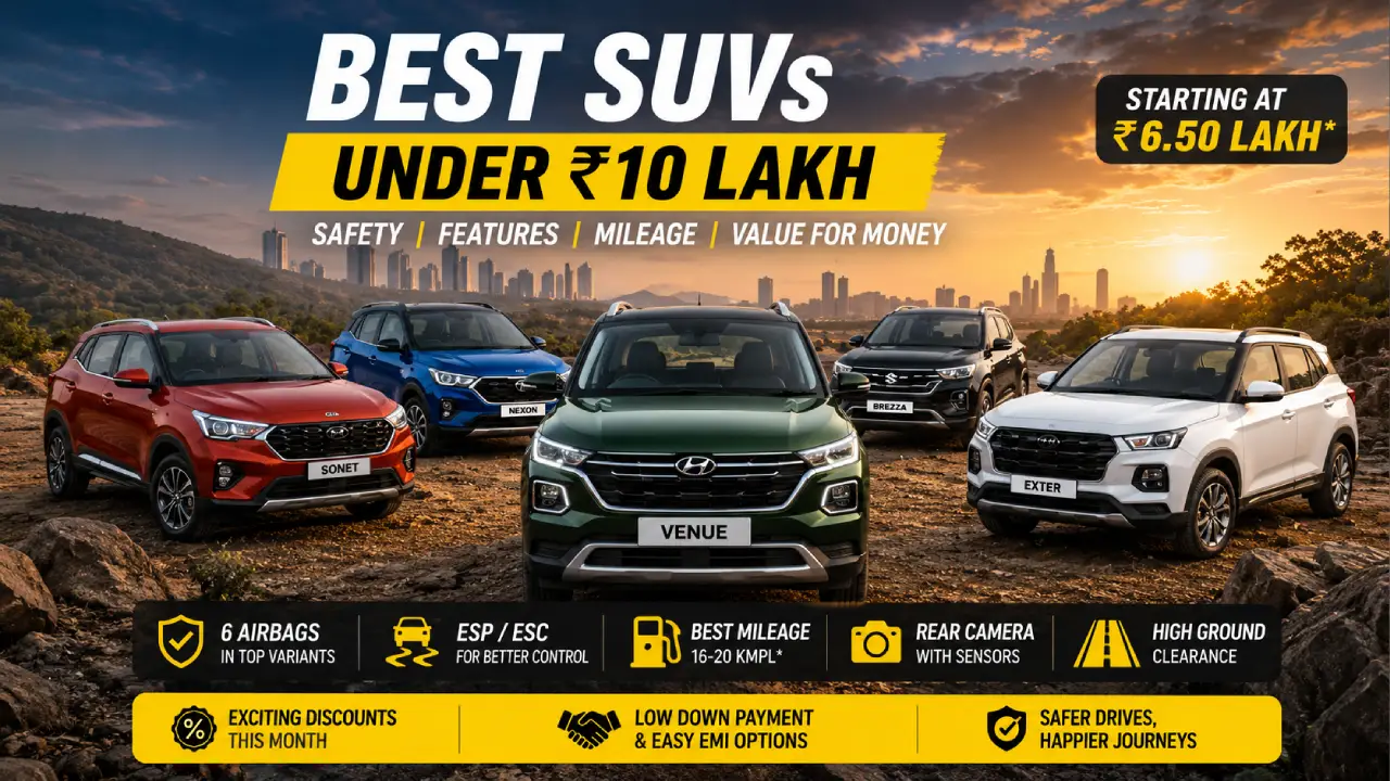 Buy a Safe SUV Under ₹10 Lakh! Tata Punch vs Hyundai Exter with Big Monsoon Discounts
